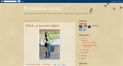 Desktop Screenshot of feminawesome.blogspot.com