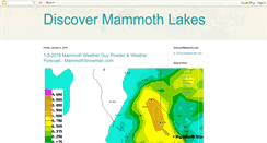 Desktop Screenshot of discovermammothlakes.blogspot.com