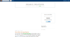 Desktop Screenshot of dharlzcreations.blogspot.com
