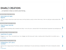 Tablet Screenshot of dharlzcreations.blogspot.com