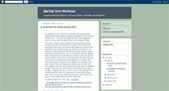 Desktop Screenshot of martialartsworkout.blogspot.com