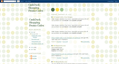 Desktop Screenshot of cashduckcodes.blogspot.com