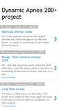 Mobile Screenshot of dynamicapnea200project.blogspot.com