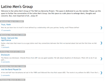 Tablet Screenshot of latinomensgroup.blogspot.com
