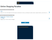 Tablet Screenshot of onlineshoppingparadise.blogspot.com