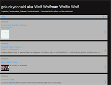 Tablet Screenshot of goluckydonald.blogspot.com