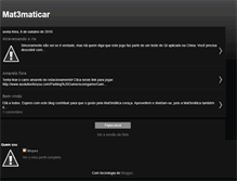 Tablet Screenshot of mat3maticar.blogspot.com