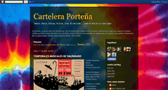 Desktop Screenshot of cartelera-portena.blogspot.com