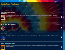 Tablet Screenshot of cartelera-portena.blogspot.com