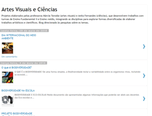 Tablet Screenshot of cienciaseartes.blogspot.com