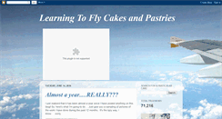 Desktop Screenshot of learningtoflycakes.blogspot.com