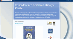 Desktop Screenshot of educadoreslatinoamericanos.blogspot.com