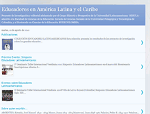 Tablet Screenshot of educadoreslatinoamericanos.blogspot.com