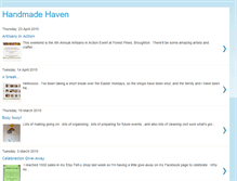 Tablet Screenshot of myhandmadehaven.blogspot.com