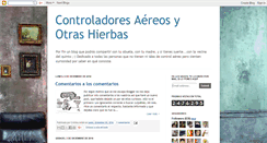 Desktop Screenshot of controladoresareosyotrashierbas.blogspot.com