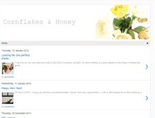 Tablet Screenshot of cornflakesandhoney.blogspot.com