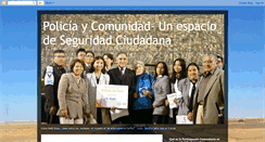 Desktop Screenshot of policiaycomunidaduio.blogspot.com