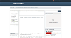 Desktop Screenshot of cosmofutbol.blogspot.com