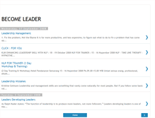 Tablet Screenshot of become-leader.blogspot.com