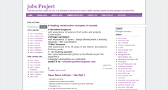 Desktop Screenshot of jobprojects.blogspot.com