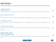 Tablet Screenshot of jobprojects.blogspot.com