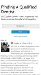 Mobile Screenshot of occlusionconnectionsfindingadentist.blogspot.com