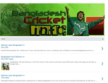 Tablet Screenshot of bangladeshcricketinfo.blogspot.com