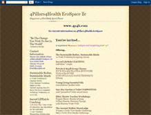 Tablet Screenshot of 4pillars4health.blogspot.com