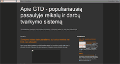 Desktop Screenshot of apie-gtd.blogspot.com
