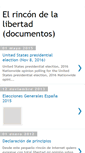 Mobile Screenshot of elrincondelalibertaddocumentos.blogspot.com