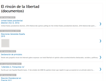 Tablet Screenshot of elrincondelalibertaddocumentos.blogspot.com