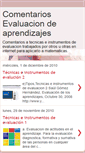 Mobile Screenshot of comentariosevaluaciondeaprendizajes.blogspot.com