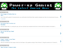 Tablet Screenshot of powerupgaming.blogspot.com