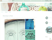 Tablet Screenshot of greenlyleaping.blogspot.com