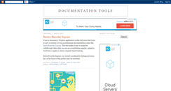 Desktop Screenshot of documentationtools.blogspot.com
