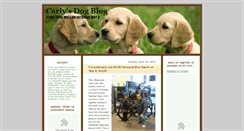 Desktop Screenshot of carlysdogblog.blogspot.com