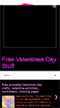 Mobile Screenshot of freevalentinesdaystuff.blogspot.com