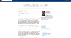 Desktop Screenshot of caffeinatedcocoapuffs.blogspot.com