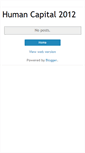 Mobile Screenshot of 2012humancapital.blogspot.com
