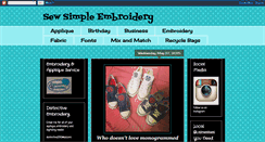 Desktop Screenshot of distinctiveembroidery.blogspot.com