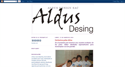 Desktop Screenshot of aldusdesignsac.blogspot.com