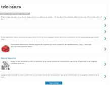 Tablet Screenshot of basuratelevisiva123.blogspot.com