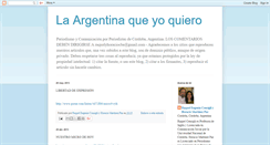 Desktop Screenshot of laargentinaqueyoquiero.blogspot.com