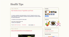 Desktop Screenshot of dailyhealth-tips.blogspot.com