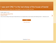 Tablet Screenshot of kingdomofyeshua.blogspot.com