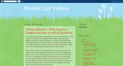 Desktop Screenshot of musclecarvideos.blogspot.com