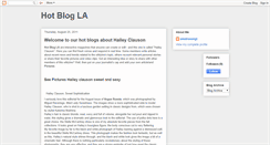 Desktop Screenshot of hotblogla.blogspot.com