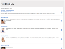Tablet Screenshot of hotblogla.blogspot.com