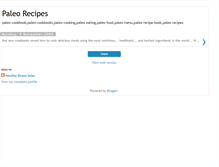 Tablet Screenshot of greatpaleorecipes.blogspot.com
