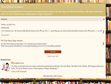 Tablet Screenshot of excitedcoco.blogspot.com